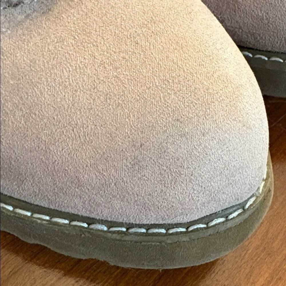 JustFab Blush Winter Boots with Faux Fur Size 9